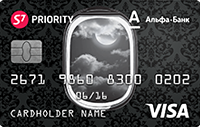 S7 Priority Visa Platinum Black